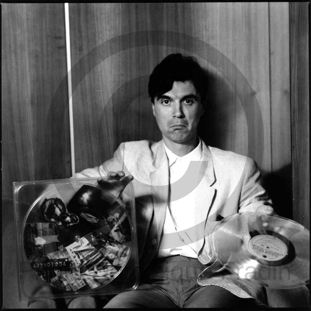 David Byrne. Rome, 1982.