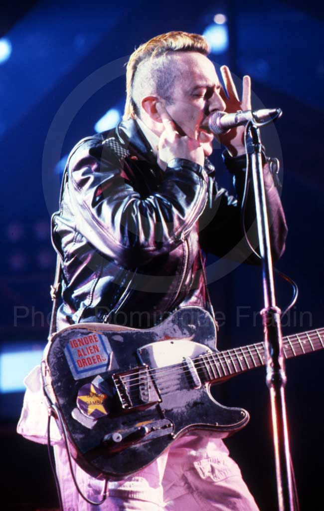 The Clash, Joe Strummer. Rome, 1984.