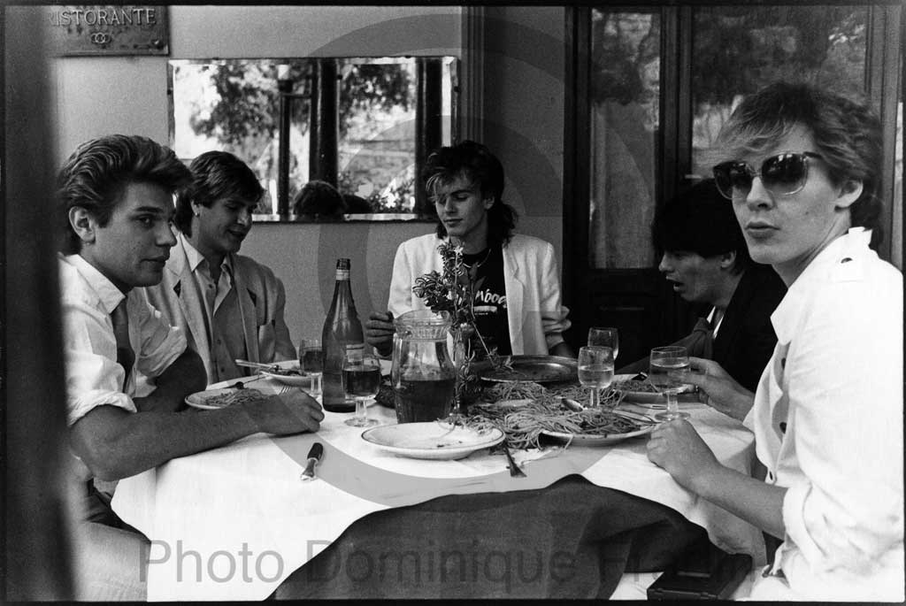 Duran Duran. Rome, 1983.