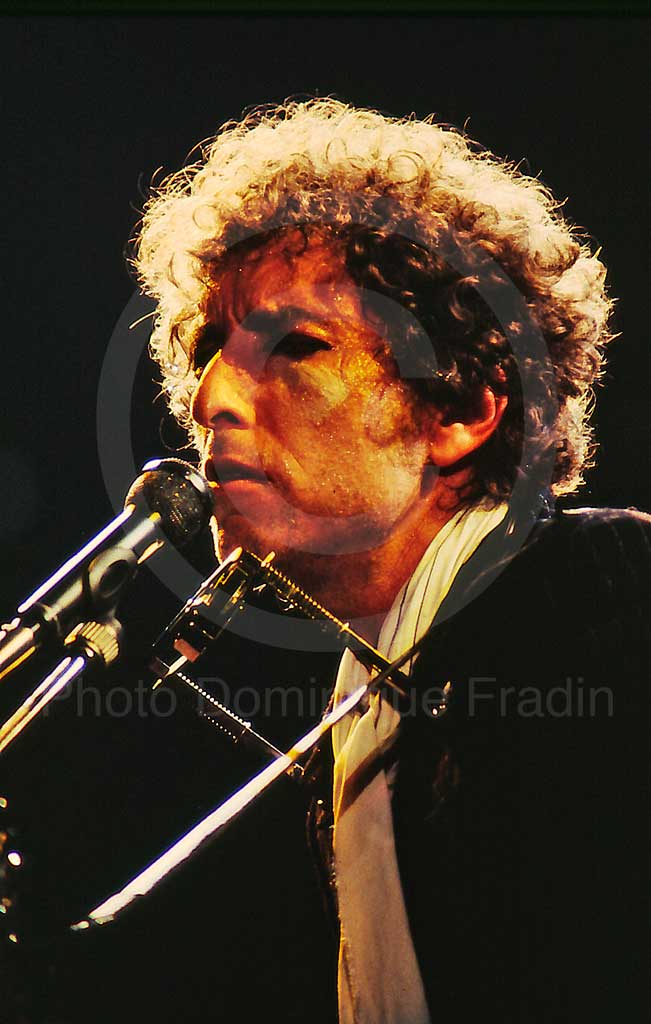 Bob Dylan. Rome, 1984.