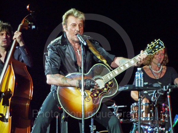 Johnny Hallyday. Paris, 16 juin 2012.