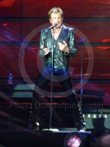 Johnny Hallyday. Paris, 16 juin 2012.