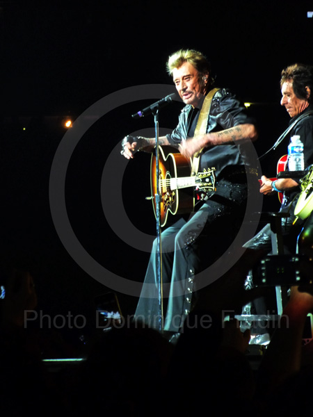 Johnny Hallyday. Paris, 16 juin 2012.