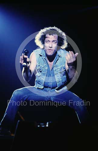 Brian Johnson, AC/DC. Rome, 1985.