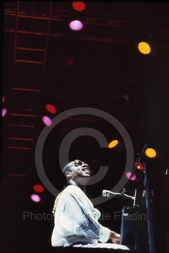 Stevie Wonder. Fréjus, 1983.