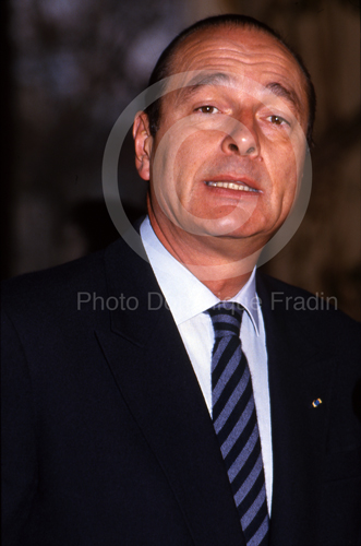 Jacques Chirac, maire. Paris, 1987.