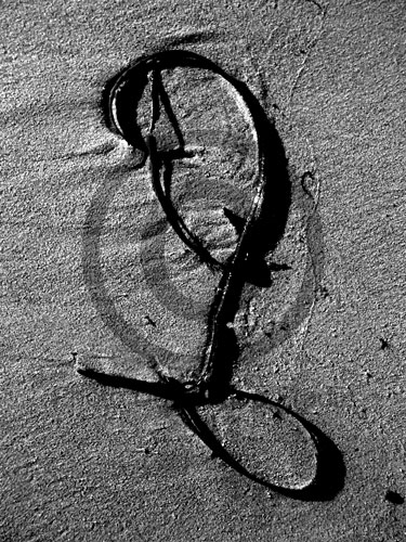 Alphabet de mer. Iphoneographie, 2009.